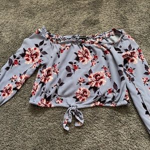 Pacsun Kendall & Kylie Floral Long Sleeve